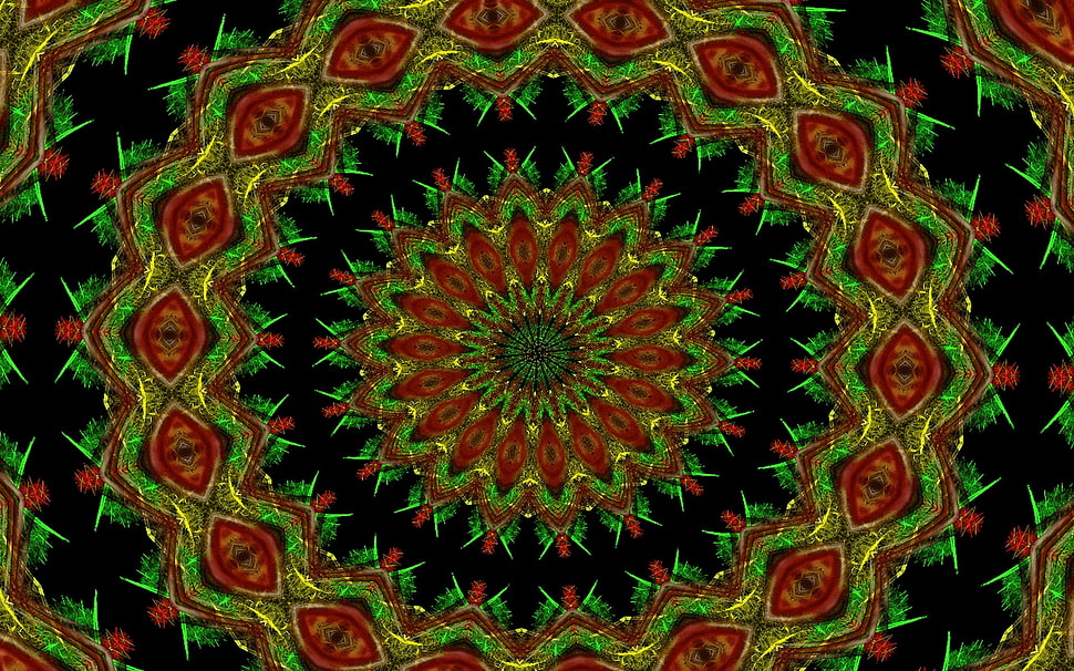 green and red wallpaper HD wallpaper