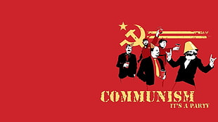 Communism logo digital wallpaper