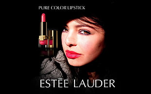 pink Estee Lauder lipstick HD wallpaper