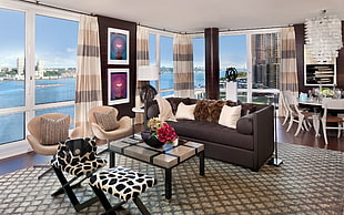 living room furniture and decors