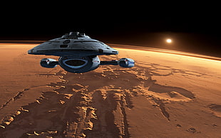 USS Enterprise, Star Trek, USS Voyager, spaceship, space