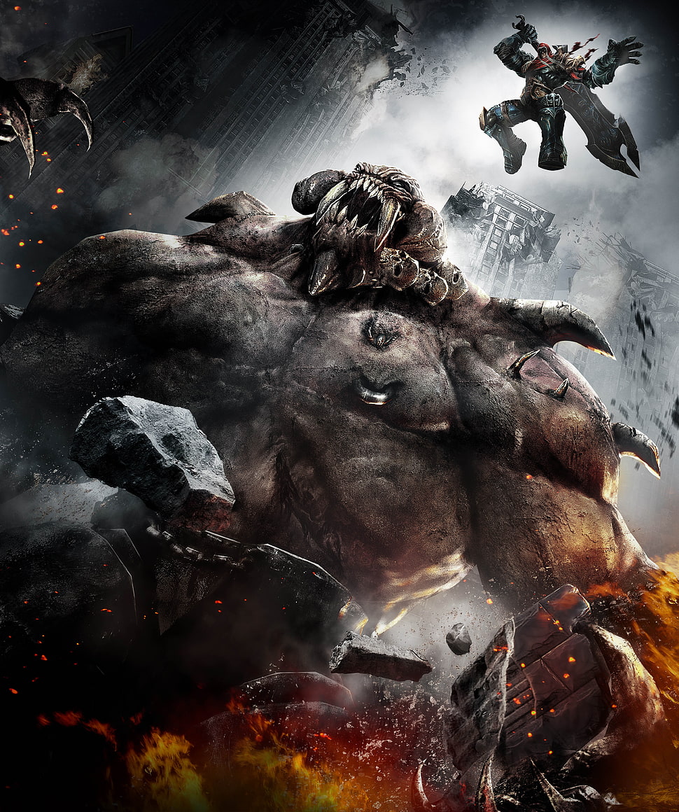 game application wallpaper, Darksiders, War (Darksiders) HD wallpaper