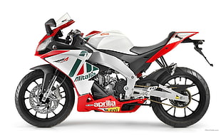 white and green Honda CBR sports bike, motorcycle, simple background