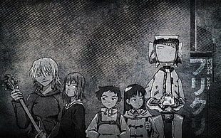 anime characters art illustration, FLCL, anime, Nandaba Naota, Canti HD wallpaper