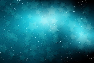 blue star print digital art, pattern