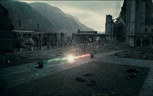 Harry Potter movie scene