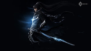 swordsman digital art, video games, mmorpg, Revelation Online HD wallpaper