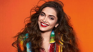 women's multicolored top, Deepika Padukone, Indian actress, HD HD wallpaper