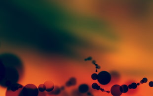 bokeh effect, simple background