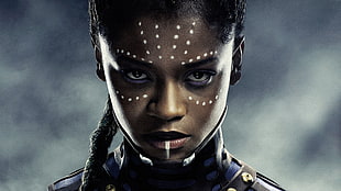 movie character, Black Panther, Letitia Wright, 8k