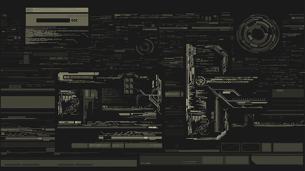 circuit diagram, computer, tech HD wallpaper
