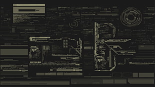 circuit diagram, computer, tech