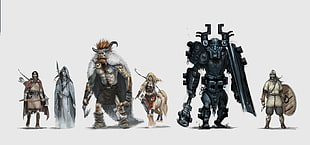 game character digital wallpaper