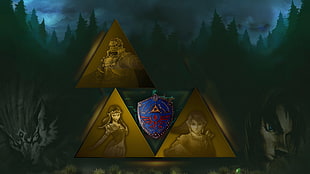 The Legend of Zelda, Link, Princess Zelda, Ganondorf