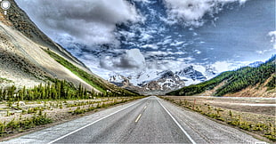 road between hills, pan-american HD wallpaper