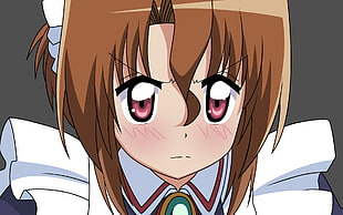 female anime character with brown hair