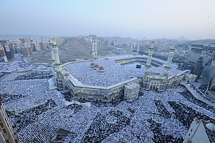 aerial photography of Kaaba Mecca