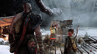 God of War Kratos characeter, God of War, Kratos, video games, God of War (2018) HD wallpaper
