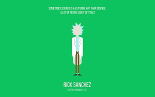 Rick Sanchez text HD wallpaper