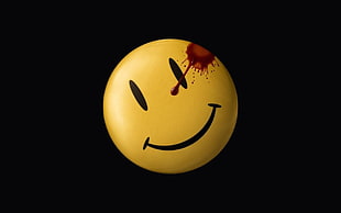 smiley emoji illustration, Watchmen