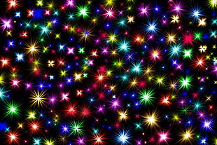 assorted-color light lot, Sparks, Colorful, Fireworks