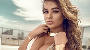 Anastasiya Kvitko, women, model, curvy HD wallpaper