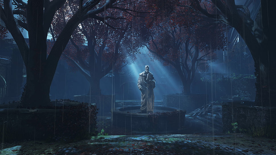 man standing on podium graphic wallpaper, Gears of War 4, graveyards, video games HD wallpaper