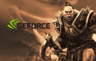 GeForce poster, GeForce, gamers, Nvidia, video games