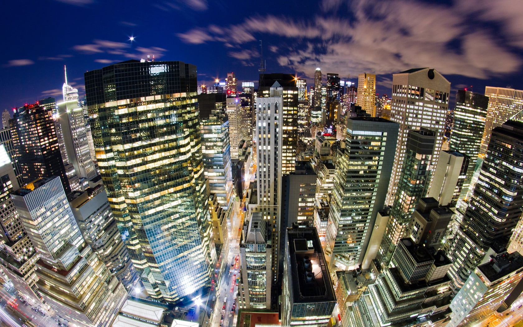 areal View of city landscape