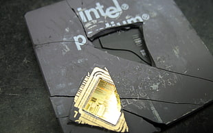 Intel Platinum broken piece HD wallpaper