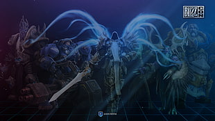 Diablo digital wallpaper, Blizzard Entertainment, Starcraft II, World of Warcraft, 4Gamers