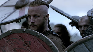 Vikings movie character, Vikings, war, Ragnar Lodbrok, Ragnar HD wallpaper