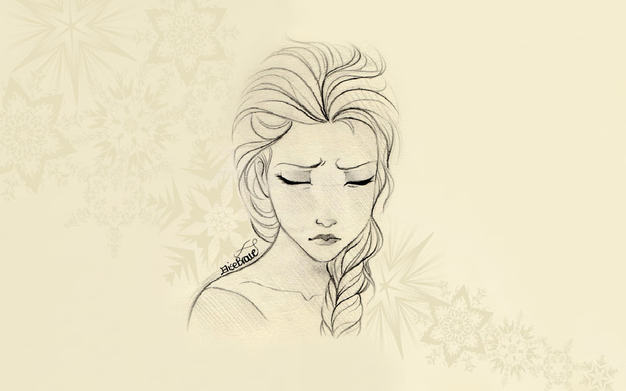 Elsa Anna Olaf Rapunzel Drawing elsa disney Princess fictional Character  png  PNGEgg