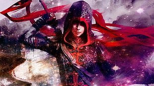 female character digital wallpaper, Assassin's Creed, edit