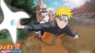 Naruto anime illustration, Naruto Shippuuden, Killer Bee, Uzumaki Naruto