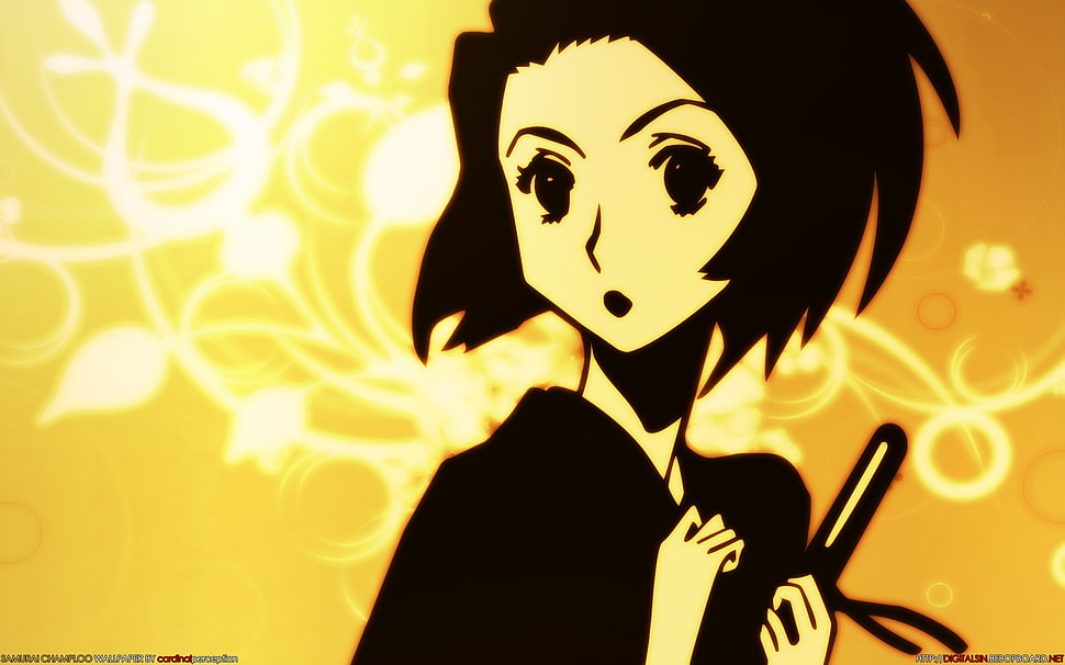 female anime character, anime, Samurai Champloo, Fuu HD wallpaper