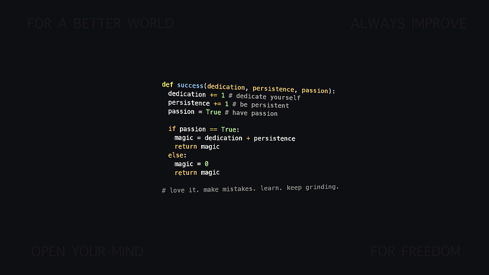 programming, programming language, syntax highlighting, minified HD wallpaper
