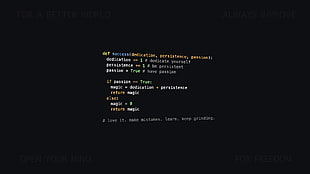 programming, programming language, syntax highlighting, minified HD wallpaper