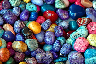 assorted pebbles HD wallpaper