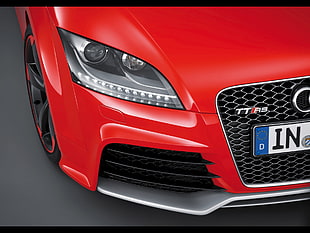 red vehicle, Audi TT, Audi HD wallpaper