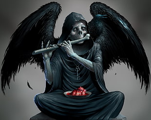 Gream Reaper illustration HD wallpaper