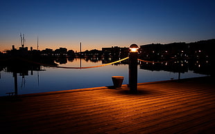 lake dock near building silhouet, Finland, harbor, silhouette, pier