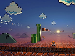 Super Mario video game HD wallpaper