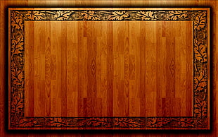 brown wooden board HD wallpaper