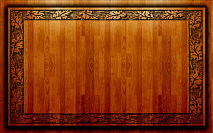 brown wooden board HD wallpaper