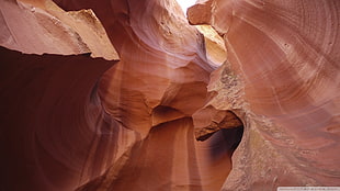 brown and white floral textile, Antelope Canyon, rock formation, canyon, desert