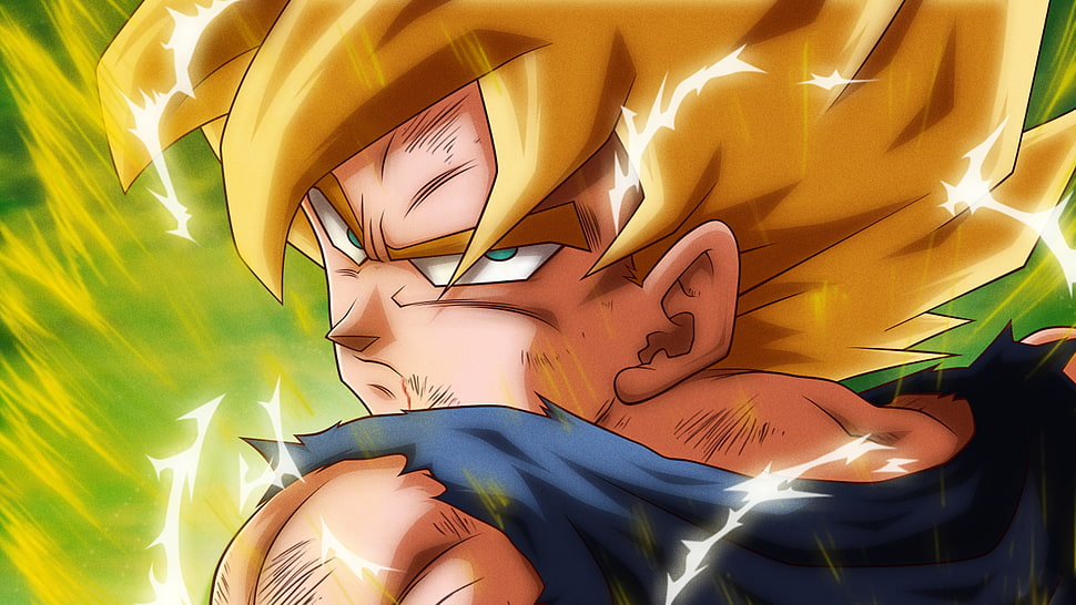 Son Goku super saiyan, Dragon Ball Z HD wallpaper