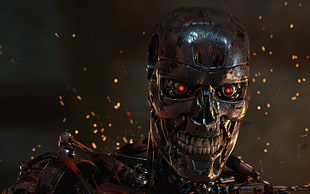 Terminator digital wallpaper, T-800, endoskeleton, Terminator Genisys