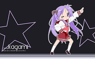 Kagami anime character HD wallpaper