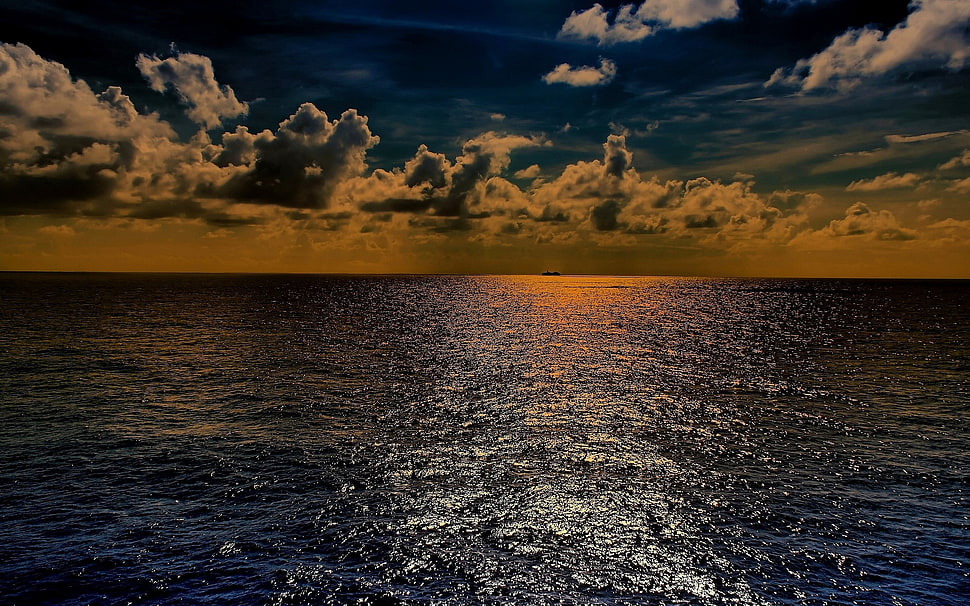 blue sea, nature, sea HD wallpaper